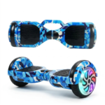 Pulseboard H6 Plus Hoverboard – 6.5 Inch Self Balancing Scooter with Bluetooth & LED Lights (Blue Military Hoverboard Edition)