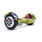 PulseBoard 8-inch skullcandy graffiti electric self balancing hoverboard for indoor outdoor use with LED wheels